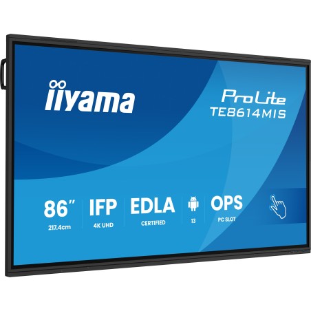 iiyama 86"UHD IR 50P Touch AG with